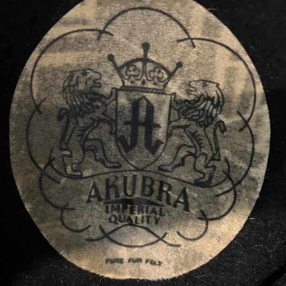 Akubra black "Snowy River" pure fur felt hat - size 58 - Picture 4 of 7